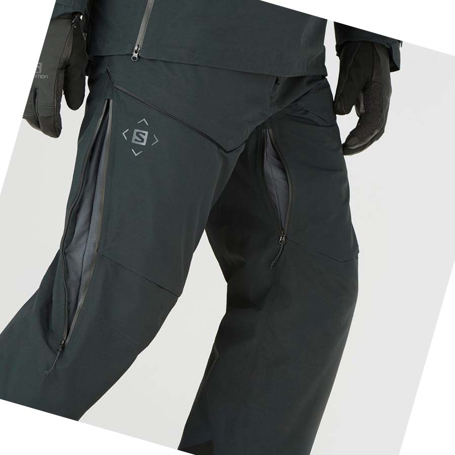 Pantalones De Esquí Salomon GRAVITY GORE-TEX Hombre Negros | MX 3125RVD